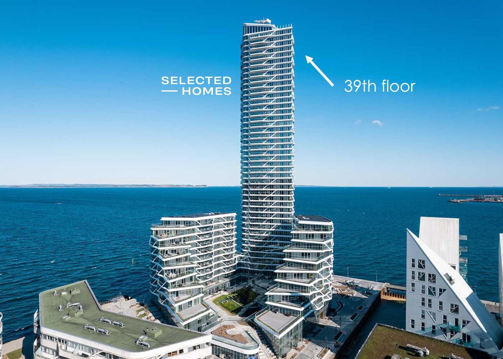 Penthouse Paradise On 39Th Floor Aarhus Exterior foto